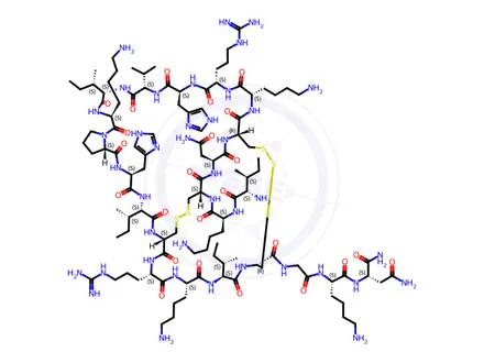 Chemical structure of Mast Cell Degranulating (MCD) Peptide
