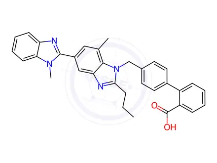 Chemical structure of Telmisartan EP Impurity B (Telmisartan USP Related Compound B)