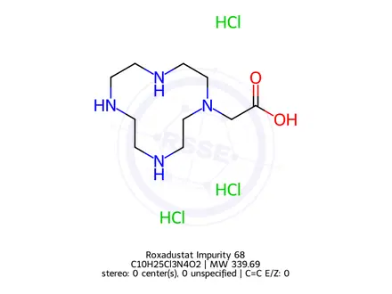 Chemical structure of Roxadustat Impurity 68