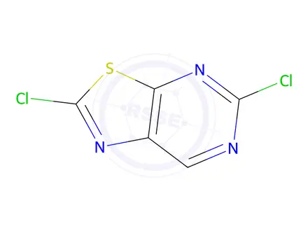 Chemical structure of 2,5-Dichlorothiazolo[5,4-d]pyrimidine
