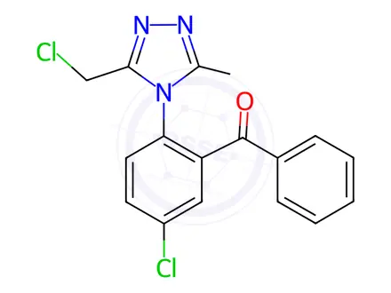 Chemical structure of Alprazolam EP Impurity F
