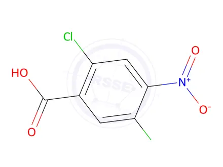 Chemical structure of 2,5-Dichloro-4-nitrobenzoic acid