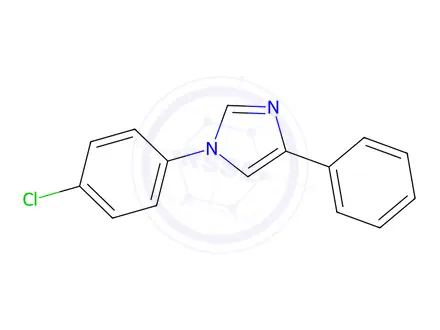 Chemical structure of 1-(4-Chlorophenyl)-4-phenyl-1H-imidazole