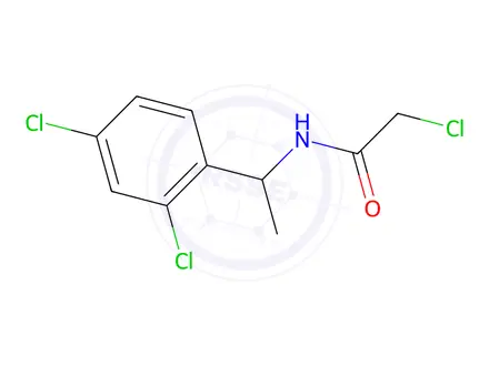Chemical structure of 2-Chloro-N-[1-(2,4-Dichlorophenyl)Ethyl]Acetamide