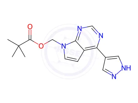 Chemical structure of Ruxolitinib Impurity 238