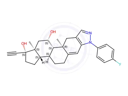 Chemical structure of Win 44577