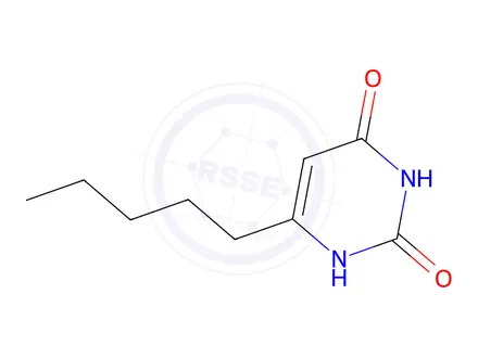Chemical structure of 6-Pentylpyrimidine-2,4(1H,3H)-dione