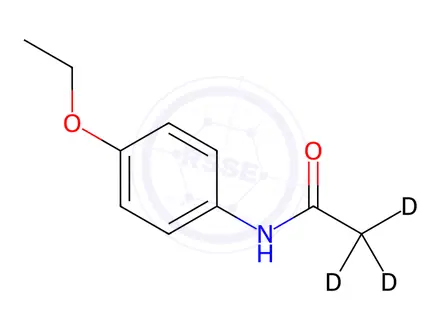Chemical structure of Phenacetin-d3