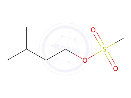 Chemical structure of 3-Methyl-1-butanol 1-Methanesulfonate