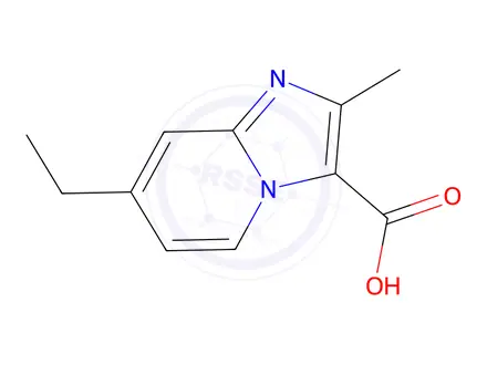Chemical structure of 7-Ethyl-2-methylimidazo[1,2-a]pyridine-3-carboxylic acid