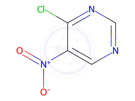 Chemical structure of 4-Chloro-5-nitropyrimidine