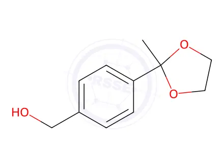 Chemical structure of (4-(2-Methyl-1,3-dioxolan-2-yl)phenyl)methanol