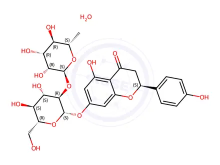 Chemical structure of Naringin Hydrate