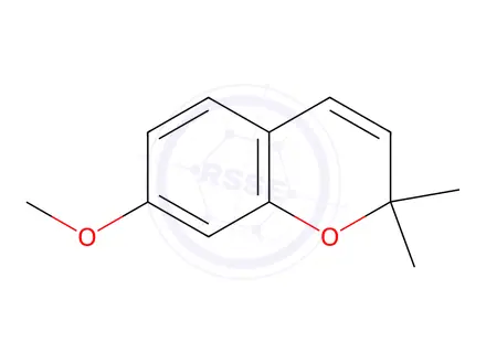 Chemical structure of 7-METHOXY-2,2-DIMETHYL-3-CHROMENE