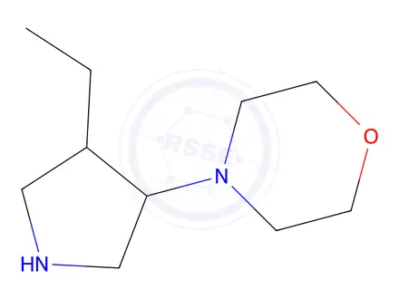 Chemical structure of 4-(4-ethylpyrrolidin-3-yl)morpholine