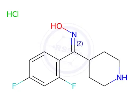 Chemical structure of Iloperidone Impurity 58 Hydrochloride