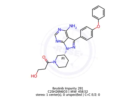 Chemical structure of Ibrutinib Impurity 291