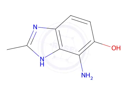 Chemical structure of 4-Amino-2-methyl-1H-benzo[d]imidazol-5-ol