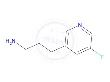 Chemical structure of 3-(5-Fluoropyridin-3-yl)propan-1-amine