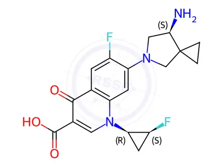 Chemical structure of Sitafloxacin Impurity 164