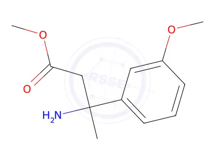 Chemical structure of Methyl 3-amino-3-(3-methoxyphenyl)butanoate