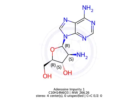 Chemical structure of Adenosine Impurity 1