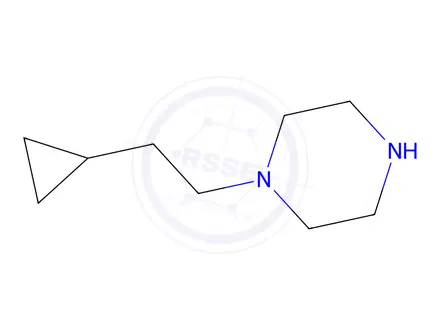 Chemical structure of 1-(2-Cyclopropylethyl)piperazine