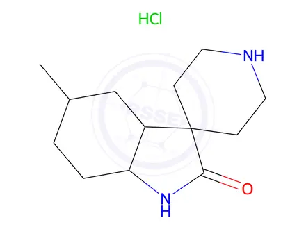 Chemical structure of 5-methylspiro[indoline-3,4-piperidine]-2-one;hydrochloride