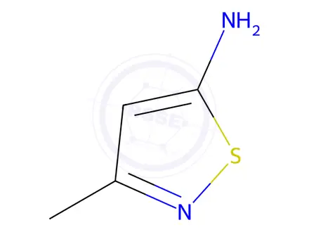 Chemical structure of 3-Methylisothiazol-5-amine