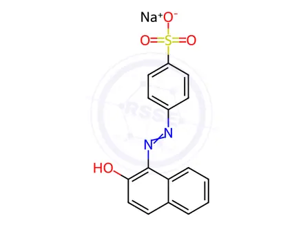 Chemical structure of Orange II