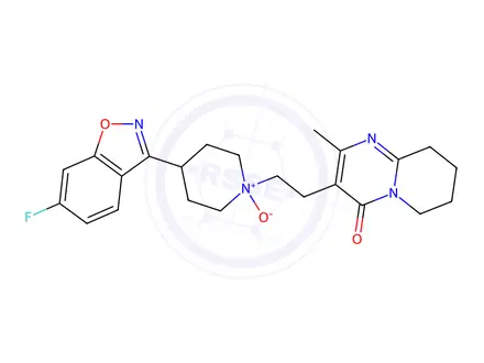 Chemical structure of cis-Risperidone N-Oxide Hydrate