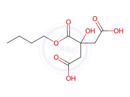 Chemical structure of 2-Hydroxy-1,2,3-propanetricarboxylic Acid 2-Butyl Ester