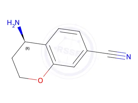 Chemical structure of (R)-4-Aminochroman-7-carbonitrile