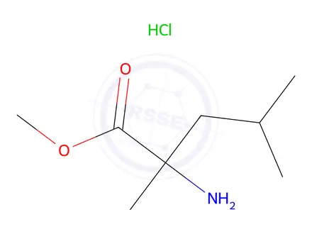 Chemical structure of Methyl 2-amino-2,4-dimethylpentanoate hydrochloride