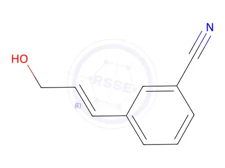 Chemical structure of 3-(3-Hydroxyprop-1-en-1-yl)benzonitrile
