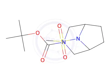 Chemical structure of Tert-butyl 8-(methylsulfonyl)-3,8-diazabicyclo[3.2.1]Octane-3-carboxylate