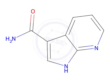 Chemical structure of 1H-Pyrrolo[2,3-b]pyridine-3-carboxamide