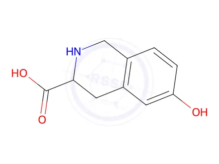 Chemical structure of 6-HYDROXY-1,2,3,4-TETRAHYDRO-3-ISOQUINOLINECARBOXYLIC ACID HYDRATE