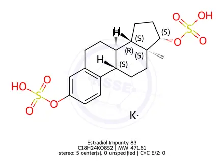 Chemical structure of Estradiol Impurity 83