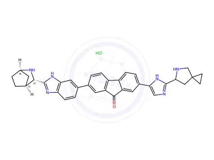 Chemical structure of Ledipasvir Impurity 45