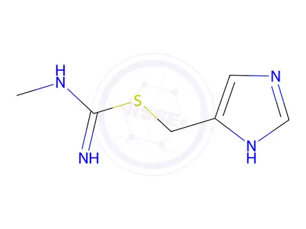 Chemical structure of (1H-Imidazol-4-yl)methyl methylcarbamimidothioate