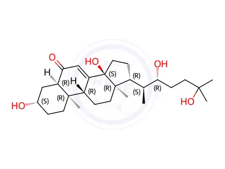 Chemical structure of 2-deoxyecdysone