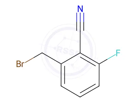 Chemical structure of 2-(Bromomethyl)-6-fluorobenzonitrile