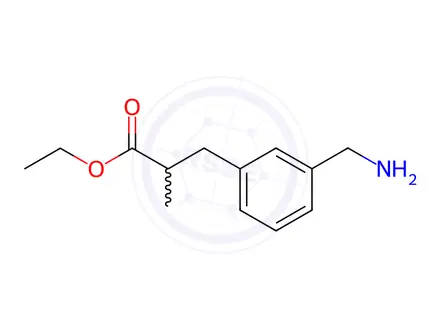 Chemical structure of Ethyl 3-(3-(aminomethyl)phenyl)-2-methylpropanoate