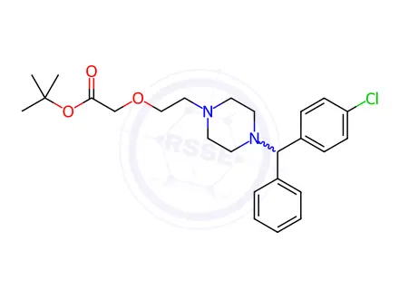 Chemical structure of Tert-Butyl Cetirizine