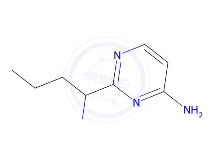 Chemical structure of 2-(1-Aminobutyl)pyrimidin-4-amine