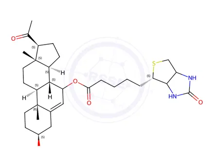 Chemical structure of Pregnenolone Impurity 33