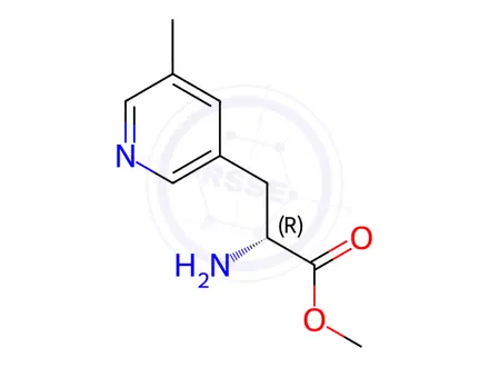 Chemical structure of METHYL (2R)-2-AMINO-3-(5-METHYL(3-PYRIDYL))PROPANOATE