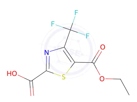 Chemical structure of 5-(Ethoxycarbonyl)-4-(trifluoromethyl)thiazole-2-carboxylic acid