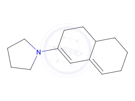 Chemical structure of 1-(3,4,4a,5,6,7-Hexahydronaphthalen-2-yl)pyrrolidine